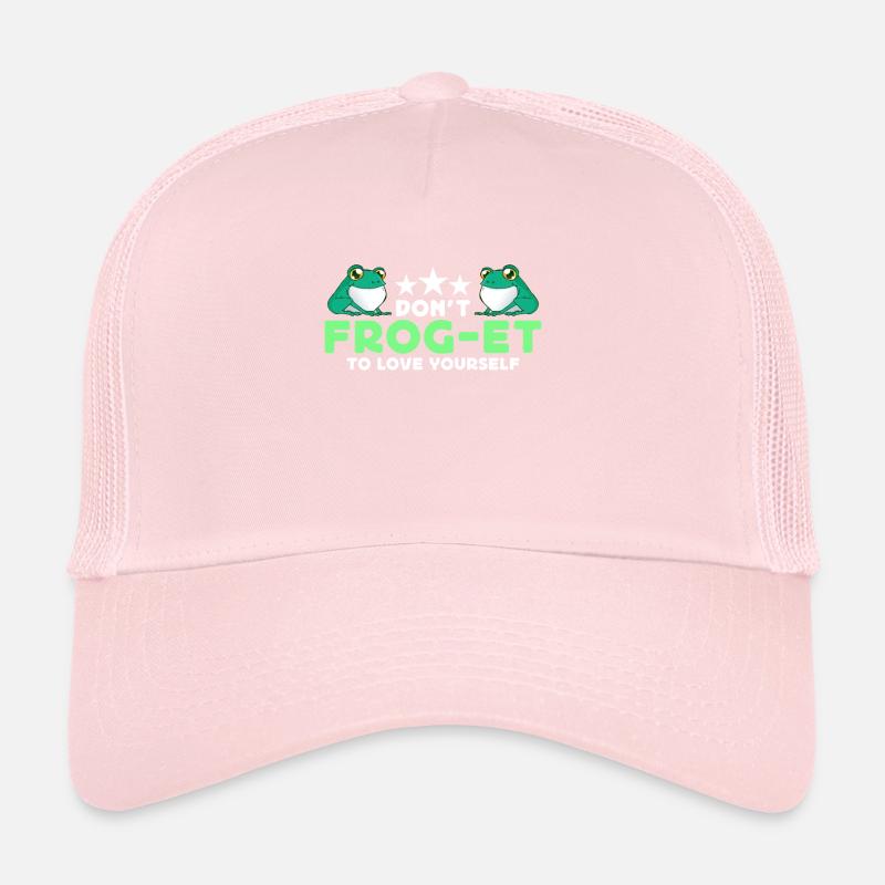 Ne vous aimez pas Frog-Et pour vous aimer Frog Hunter Casquette trucker 