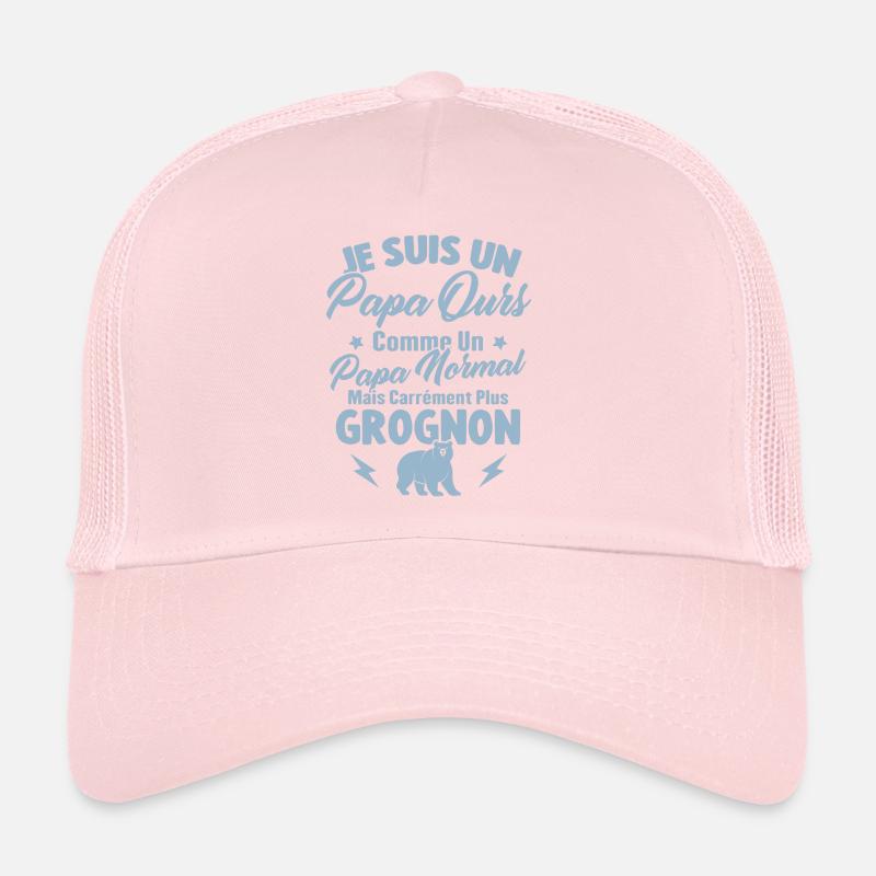 Je suis un papa ours c'est comme un papa normal Casquette trucker 