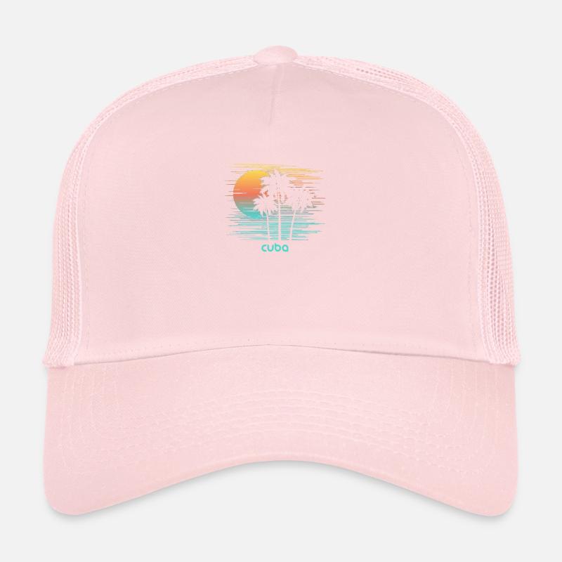 Cuba Vacances souvenirs élégantes Casquette trucker 