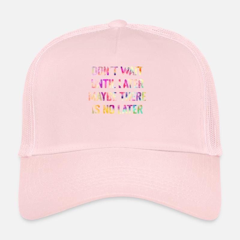N’attendez pas demain Casquette trucker 