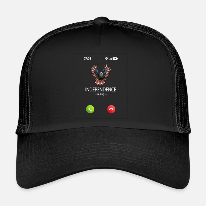 4th July Independence Day Independence is calling Trucker Cap