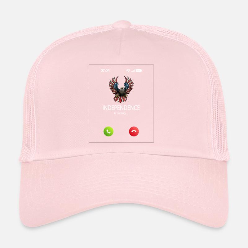 4th July Independence Day Independence is calling Trucker Cap