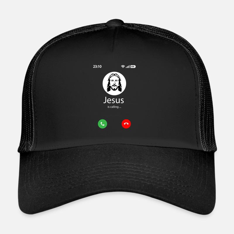 Jesus is calling Trucker Cap