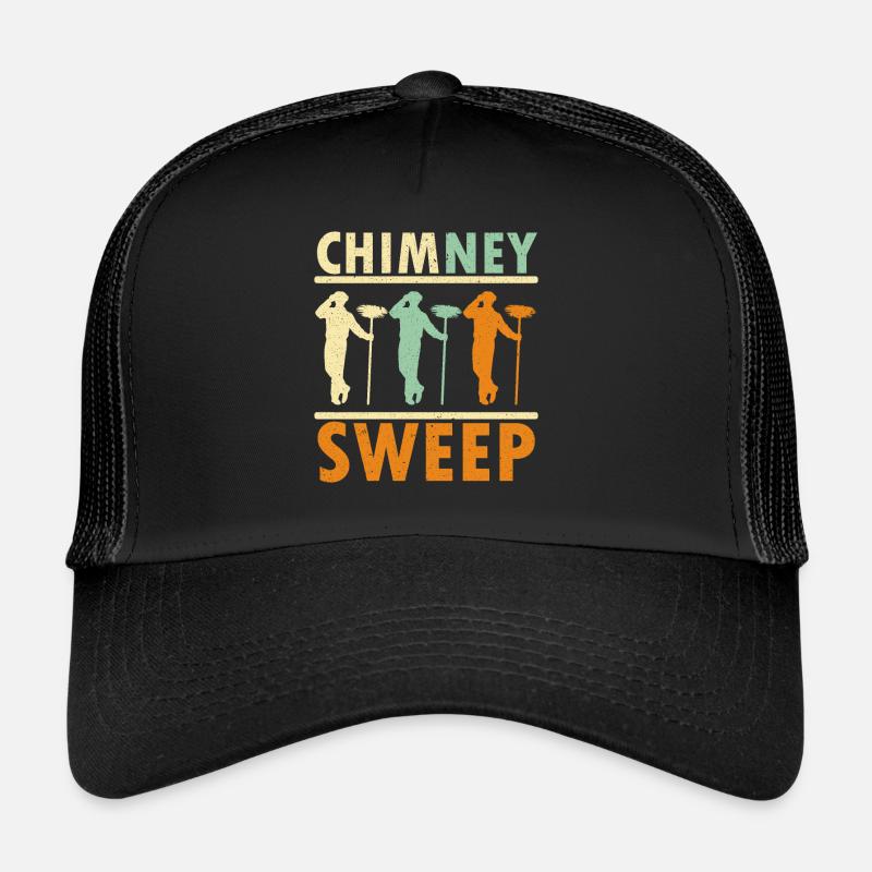 Profession de ramoneur Carrière Chuchoteur de cheminée Casquette trucker 