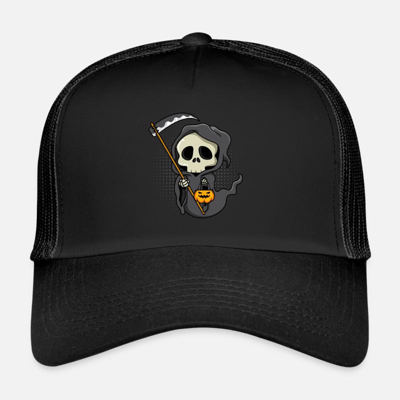 Sensenmann Tod Halloween Trucker Cap