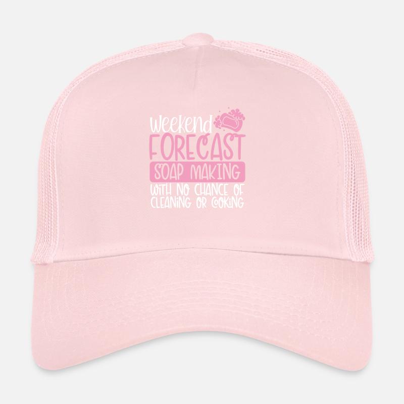 Prévisions du week-end de la production de savon Casquette trucker 