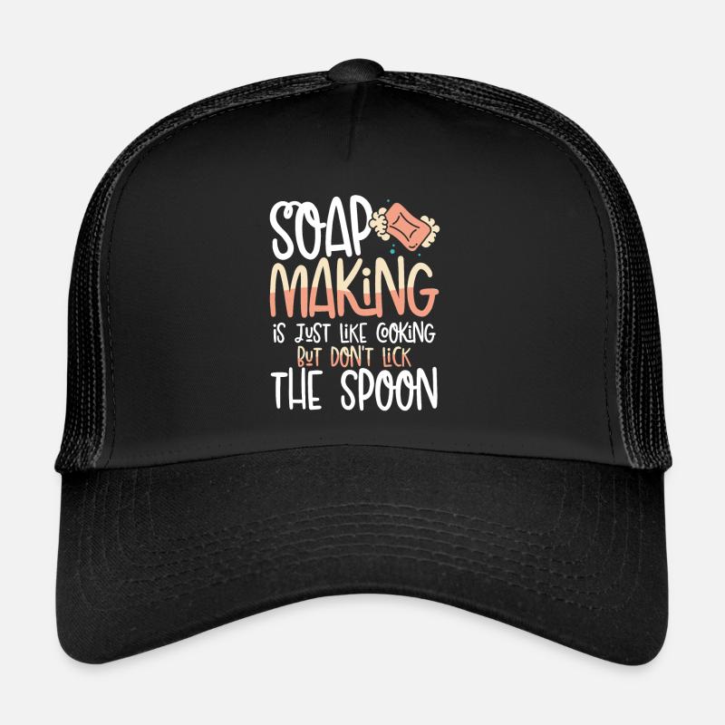 Funny soap making Trucker Cap