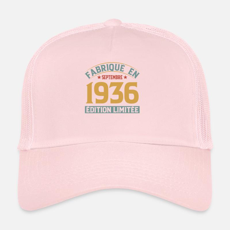Fabriqué En Septembre 1936 Édition Limitée Casquette trucker 