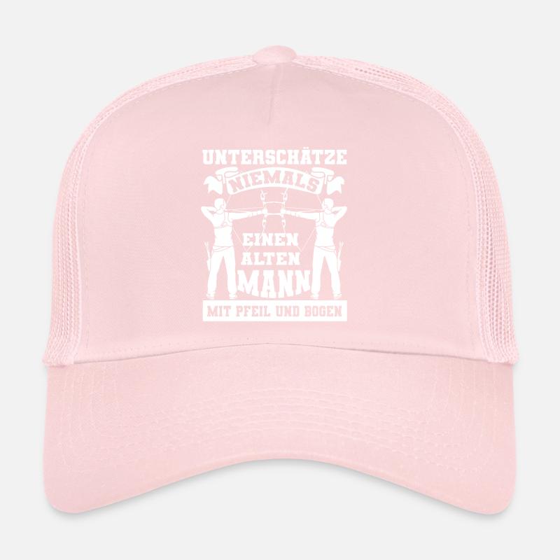 Unterschätze Niemals Einen Alten Mann Trucker Cap