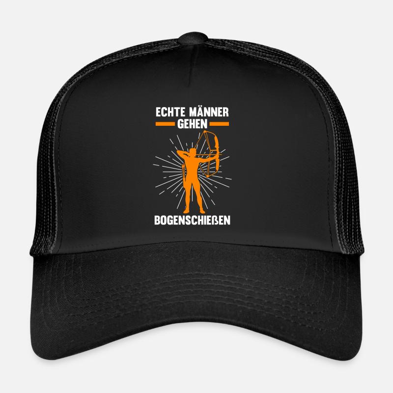 Bogen Sport Bogenschießen Bogen Geschenk Trucker Cap