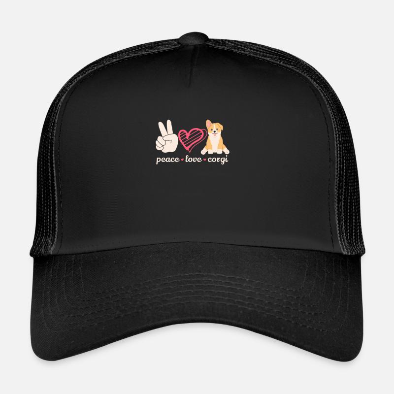 Corgi - Trucker Cap - Schwarz/Schwarz