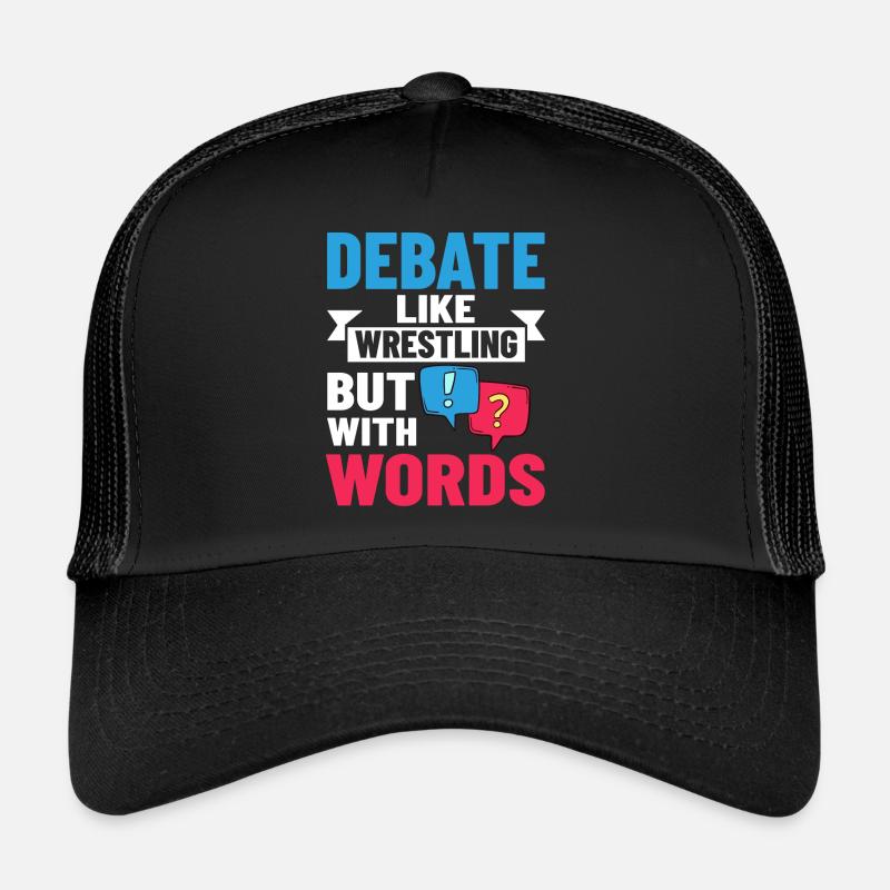 Debate Political Discussion Debate Argument Trucker Cap