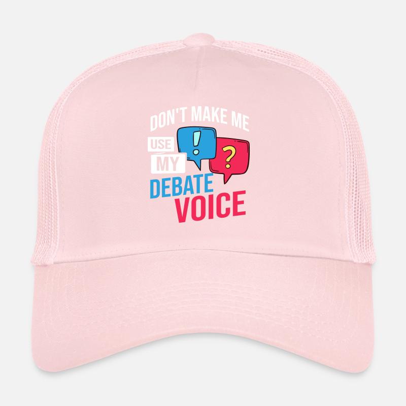 Débat Discussion politique Débat Argument Casquette trucker 