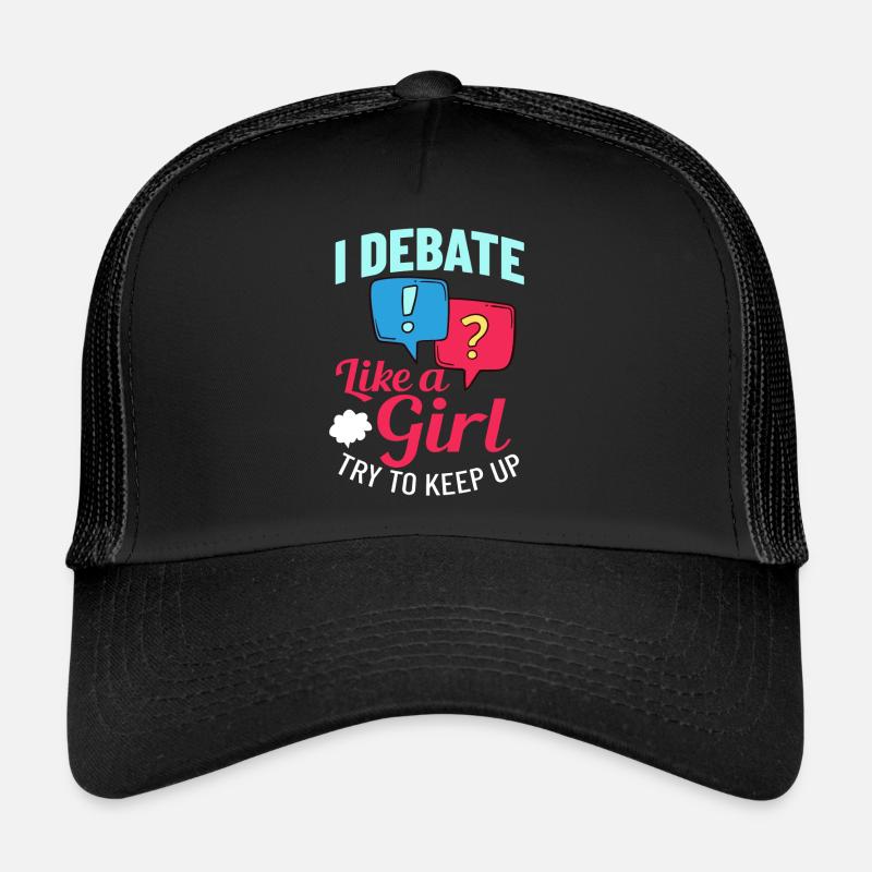 Debate Political Discussion Debate Argument Trucker Cap