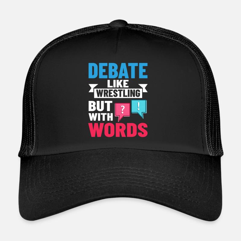 Debate Political Discussion Debate Argument Trucker Cap