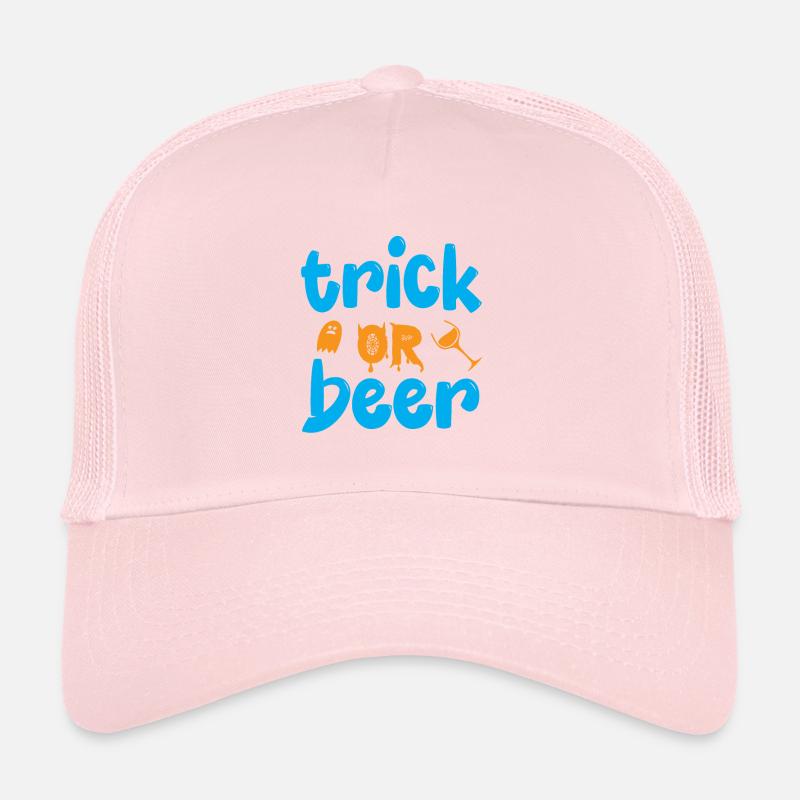 Trick oder Bier - Halloween-Humor Trucker Cap