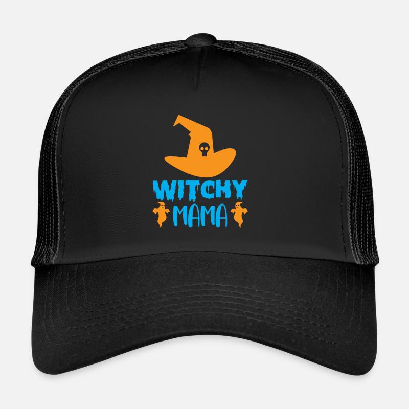 Hexische Mama - Halloween-Mama-Humor Trucker Cap