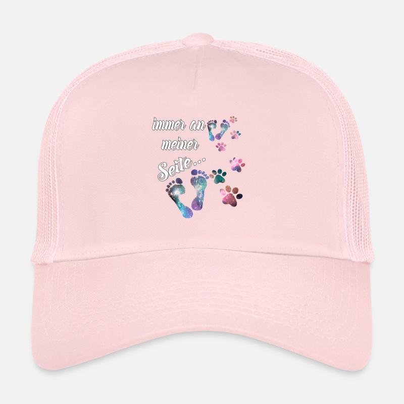 Immer an meiner Seite Hundepfoten - Hunde Sprüche Trucker Cap