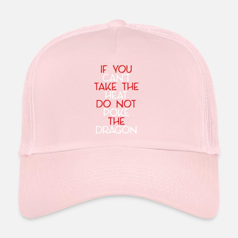 Ne poussez pas le dragon Casquette trucker 