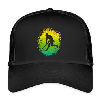 Joueurs de hockey sur gazon Joueurs de hockey - Casquette trucker  - noir/noir - Devant