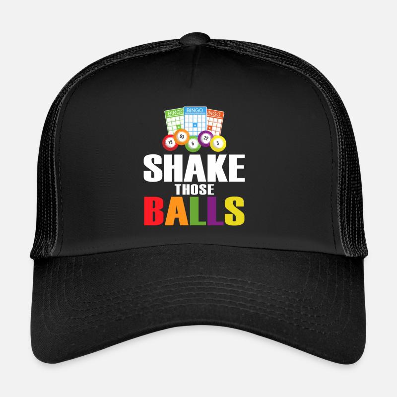 Secouez ces boules Bingo amusant Casquette trucker 