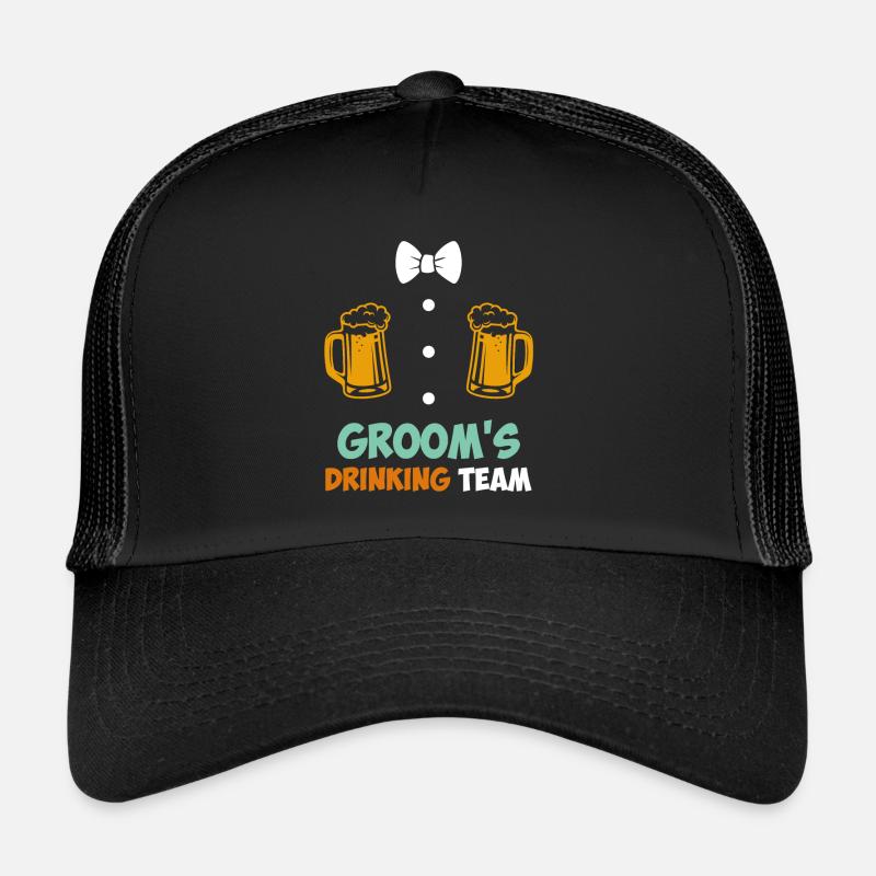 Boys' Party Men Team Groom Wedding Trucker Cap