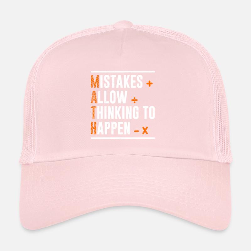 Mistakes allow Thinking to happen Math Trucker Cap