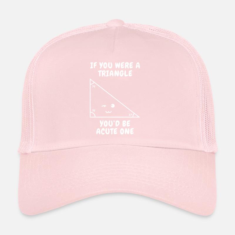 Cute Triangle Math Couples Trucker Cap