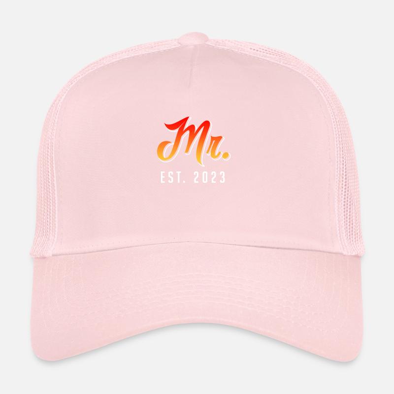 Mr Mrs Deko Hochzeit Trucker Cap