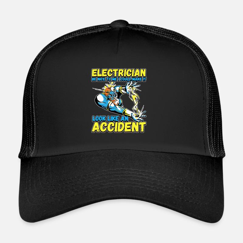 Electrician - Be nice to me - Electronics technician Lustig Trucker Cap