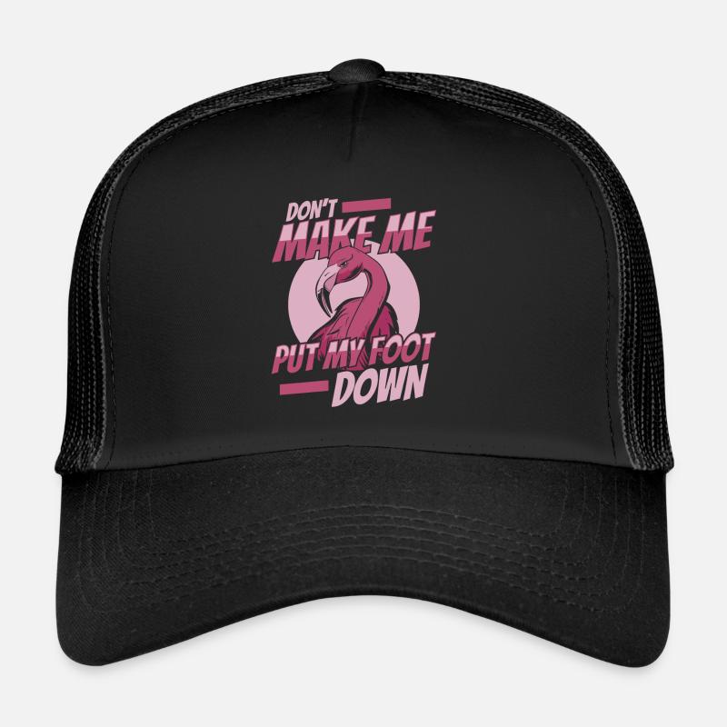 Flamingo Tier Rosa Trucker Cap