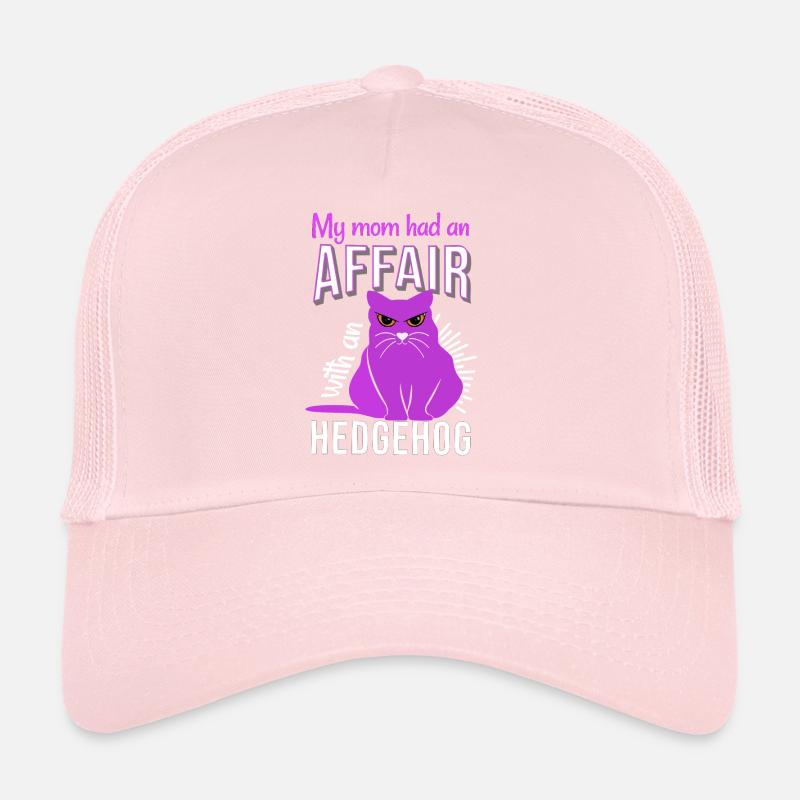 ma mère a eu une liaison avec un hérisson de chat gras Casquette trucker 