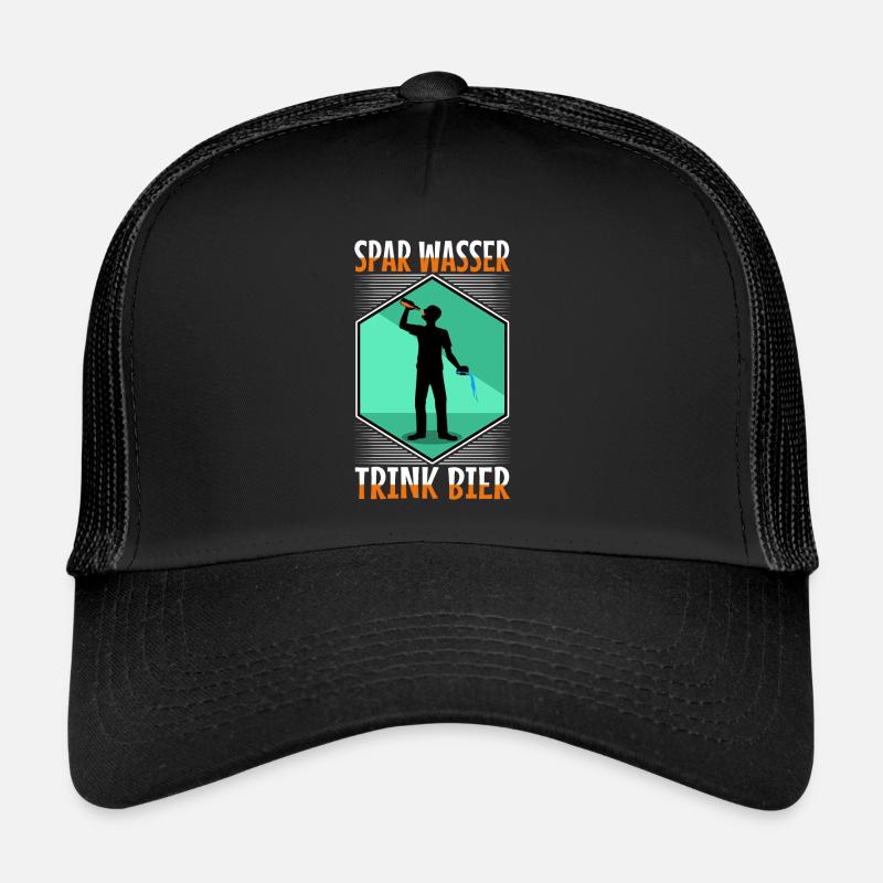 Spar wasser trink Bier Trucker Cap