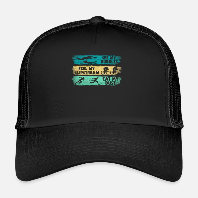 Drôle de dicton de triathlon Casquette trucker 