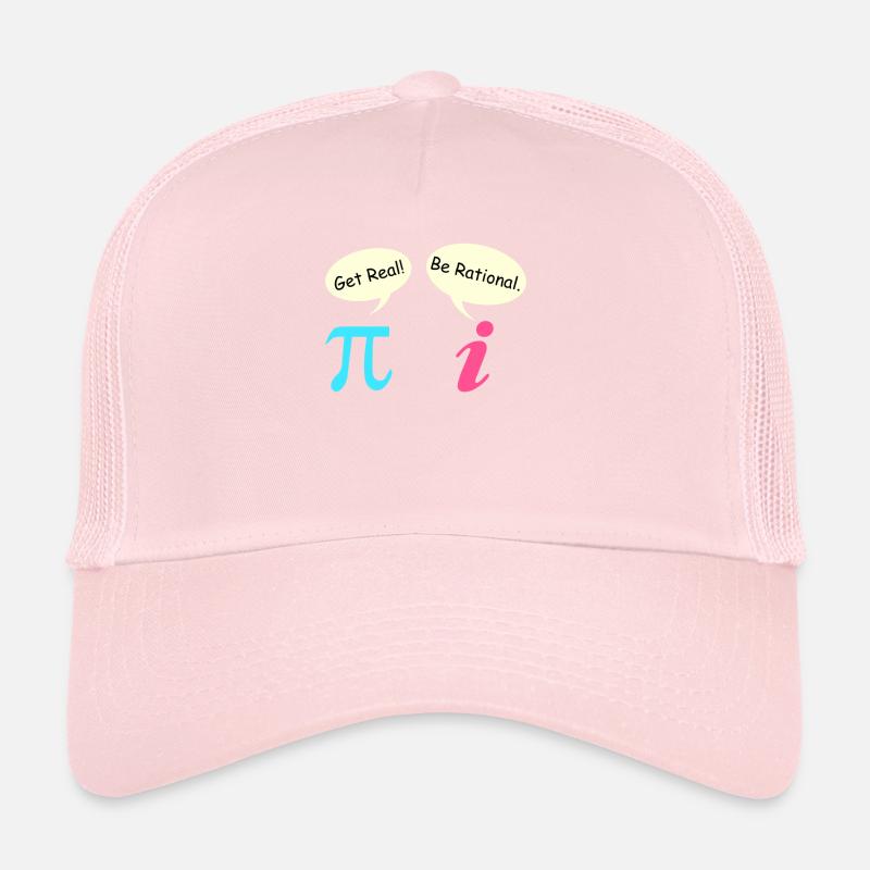 Math Saying Complex Number Pie get real Trucker Cap