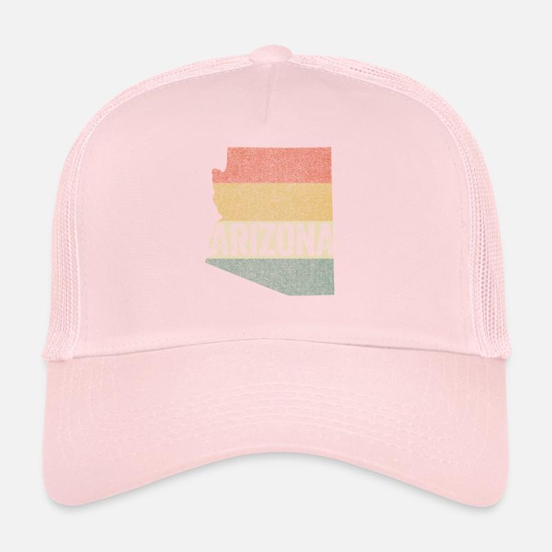 Distressed Retro Arizona Trucker Cap