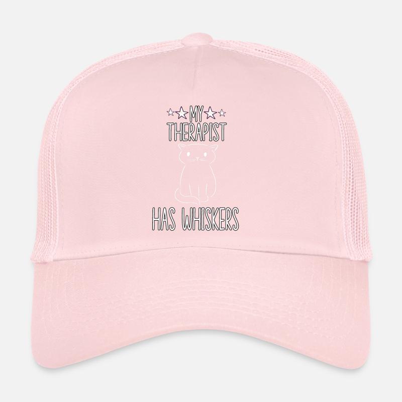 Mon thérapeute a un chat propriétaire de chat à moustaches Casquette trucker 