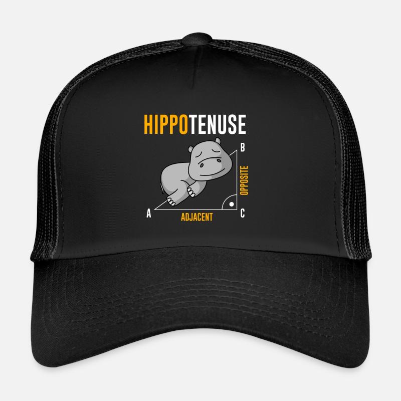 Nieldpferd Hippo Hippotenuse Algebra Mathelehrer Trucker Cap