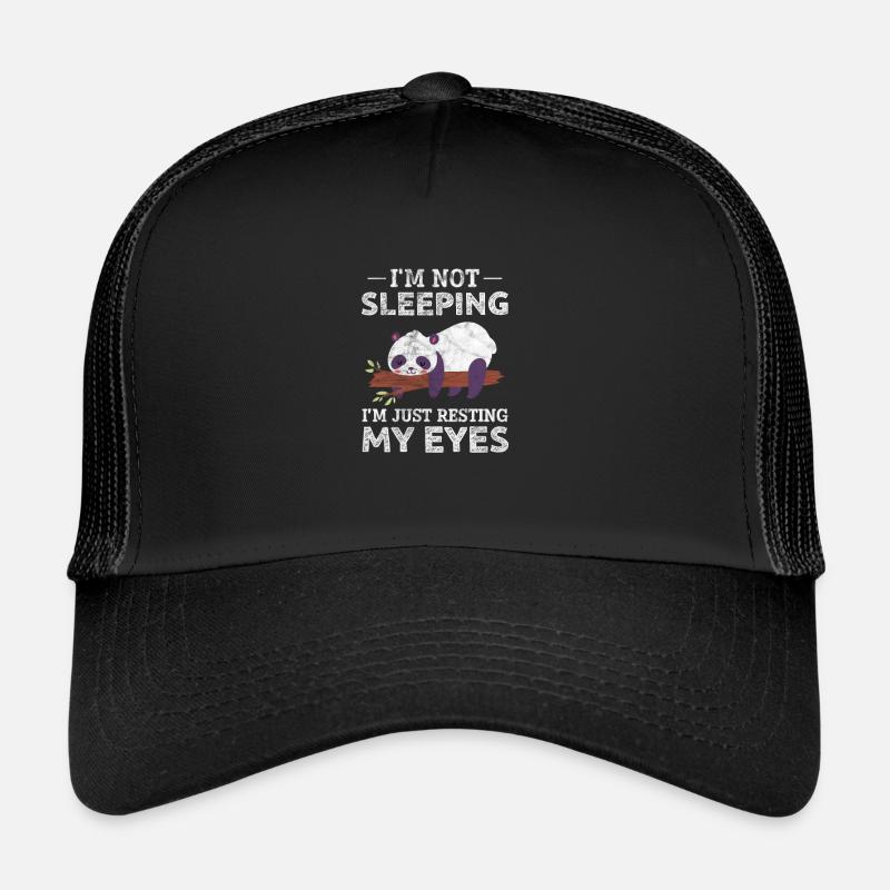 Panda - Trucker Cap - Schwarz/Schwarz