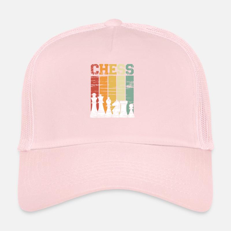 Jeu d’échecs Rétro vintage Casquette trucker 