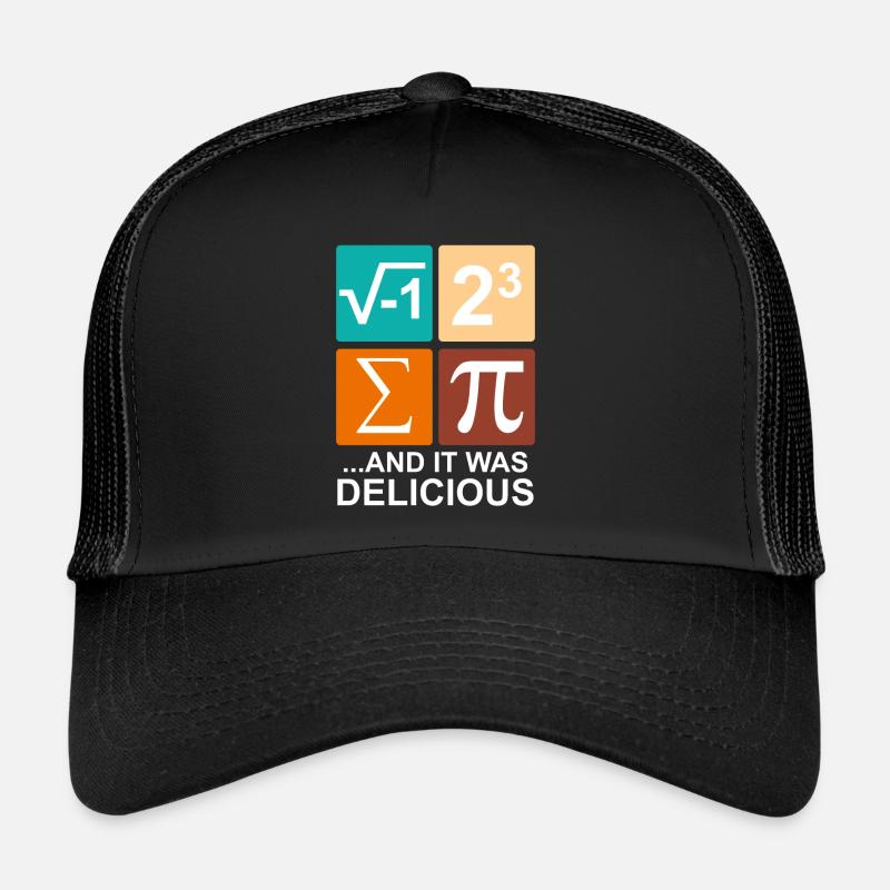 I ate some pie - Trucker Cap - Schwarz/Schwarz