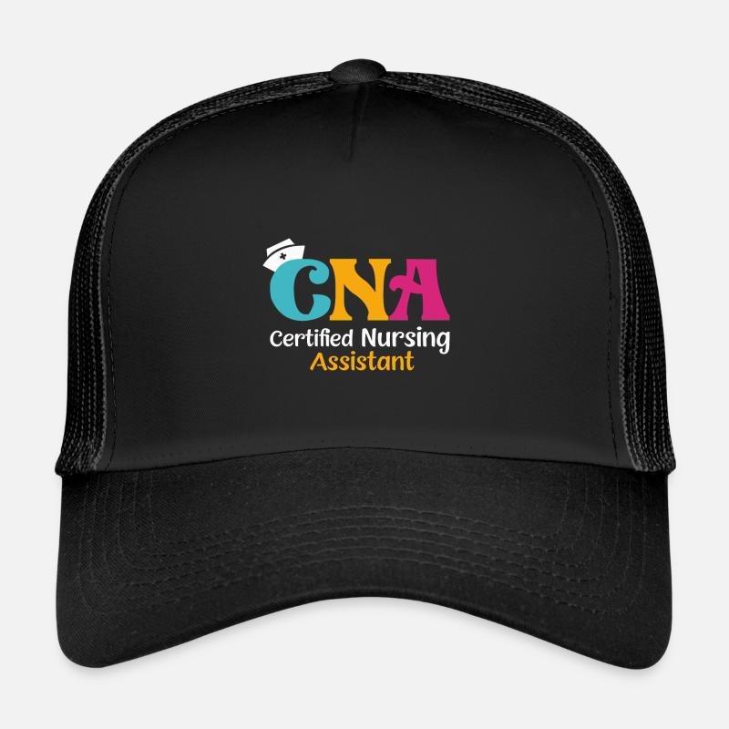 Zertifizierte Krankenpflegeschwester - Trucker Cap - Schwarz/Schwarz