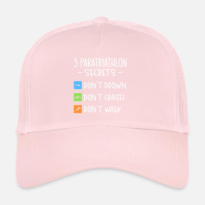 Les secrets du paratriathlon Ne pas se noyer, tomber Casquette trucker 