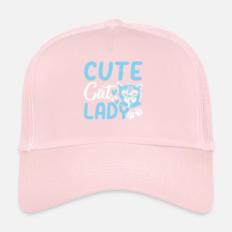 Mignon Chat Lady Cat Propriétaire Mignon Ka Casquette trucker 