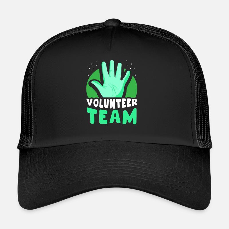 Volunteer Team Profession Volunteer Trucker Cap