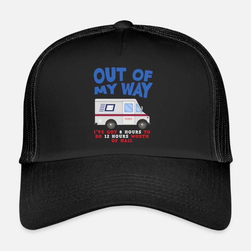 Postal Officials Letter Deliverer Parcel Deliverers Trucker Cap