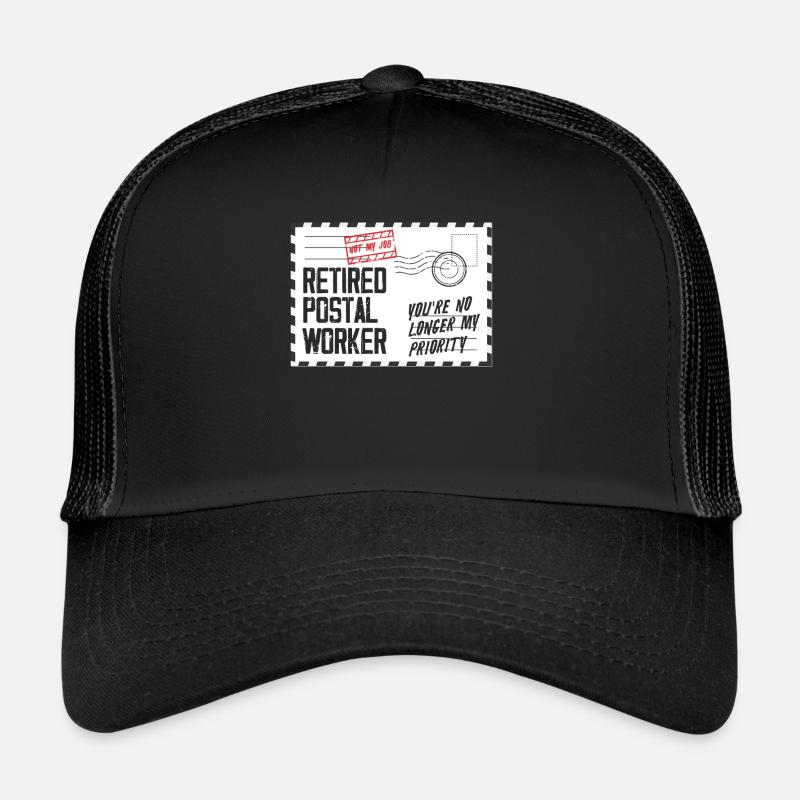 Drôle de commis postal retraité Casquette trucker 