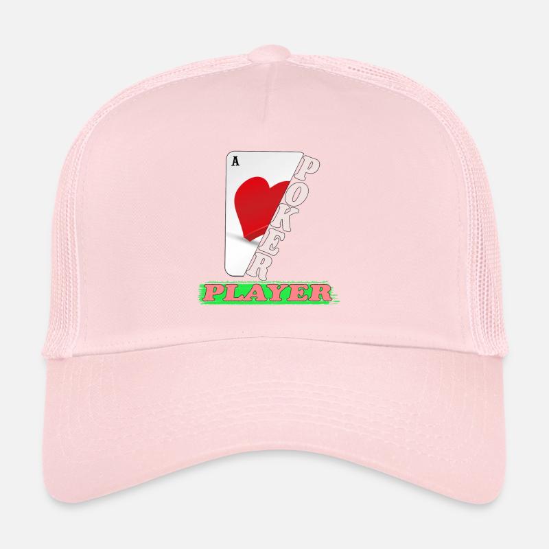 Poker Player Design Trucker Cap