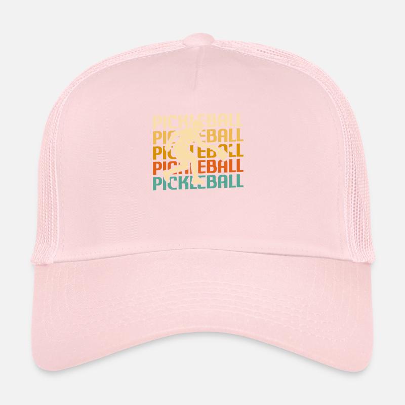 Retro Vintage Classic Pickleball Player Trucker Cap