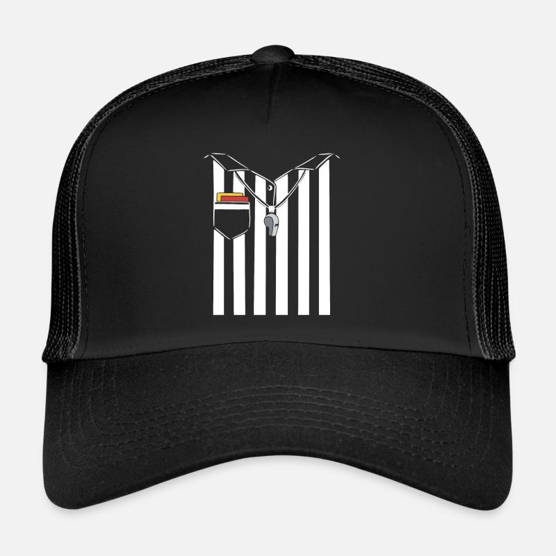 Fußball Schiedsrichter Trikot Pfeife Trucker Cap